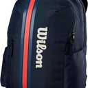 WILSON 2025 Team Tennis Racket Bags, Holds up to 2 Rackets