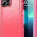 SPORTLINK for iPhone 13 Pro Max Case Waterproof - Full Body Heavy Duty Protection Cover Built in Screen Protector Shockproof Waterproof Case for iPhone 13 Pro Max 6.7 Inches Pink