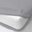 Shreem Linen Zipper Fitted Sheet -16 Inch Extra Deep Pocket, Soft Brushed Microfiber Bottom Sheet, Wrinkle, Shrink & Fade Resistant, Hotel Quality, Light Grey, Twin