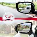 LivTee Blind Spot Car Mirror, HD Glass Frameless Convex Side Mirror Blindspot, Wide Angle Rear View Mirrors for SUVs, Trucks and RVs - Car Accessories