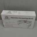 COMESOON Elevated Dog Bowls for Small Medium Dogs, 3 Height Adjustable Raised Stand with 2 Thick 6" Stainless Steel Food Bowls, Non-Slip Feeder Adjusts to 2.75", 6", 7.5", Black