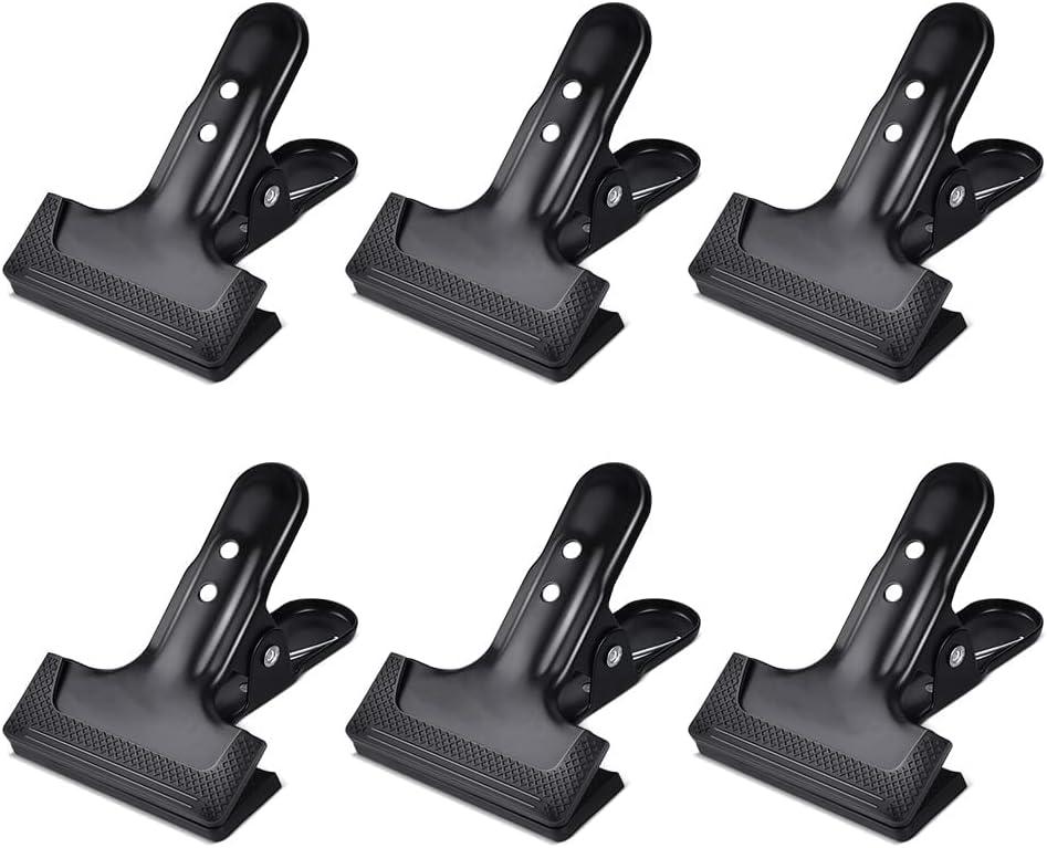 Backdrop Spring Clamps - 6 Pack of 4" Heavy Duty Clips for Photography Background Stands, Woodworking & Home Improvement Projects