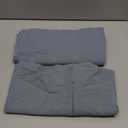 MIULEE Decorative Linen Euro Sham Pillow Covers 22x22 Inch Blue Grey Boho Farmhouse Neutral Couch Throw Pillows for Bed Pack of 2 Accent Coastal Modern Pillowcase Summer Sofa Livingroom Home Decor