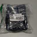 KICHOUSE 2pcs Reusable Silicone Inserts for Air Fryer Baking Nonstick Liners for Oven (Black)