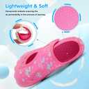 XIHALOOK Water Shoes for Kids Boys Girls Wide Toe Barefoot Quick Dry for Beach Swim Pool Surf Aqua Sports (9 Toddler, Pink Elf)