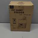 PAPIFEED Automatic Cat Feeder 3.5L/15 Cup 2.4G Bluetooth Pet Feeder for Dog Work with Alexa & Echo Timed Cat Food Dispenser for Remote Feeding with Stainless Steel Bowl up to 10 Meals Per Day with APP