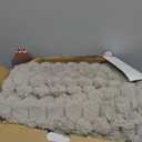 Eastsora Heated Blanket Electric Blanket Heating, Dual Control Soft Ribbed Faux Fur Electric Blanket with 12 Heat Levels 12H Timer ETL FCC Certified Machine Washable (Gray, King Size - 90" x 100")