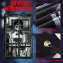 2 x Scary Halloween Curtains, 2 Pcs Creepy Halloween Windows Silhouette, Outside Blood Windows Decorations, Suitability Indoor Outdoor Horror Theme Party Window Decor