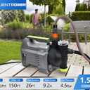 FLUENTPOWER Shallow Well/Deep Garden Pump, 1.5HP 1300GPH Portable Water Booster Jet Pump with Automatic Pressure Switch for Home, Garden, Lawn, Sprinkler Irrigation, Lift 150FT