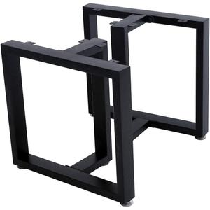 TIEOU 16 Inch Metal Coffee Table Legs Furniture Legs Heavy Duty Desk Legs Table Leg, DIY Bench Legs (Without Plank)