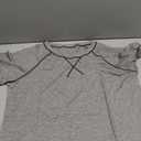 Aokosor Summer Tops for Women Casual 2025 Loose Fitting Outfits Workout (Gray, S)