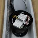 36 Inch Modern Ceiling Fans with Lights, Small Flush Mount Ceiling Fan with Light and Remote/APP Control, 3 Reversible 6 Speeds Curved Blades, 3 CCT Dimmable Lights for Bedroom, Brown