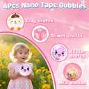 ZiZa Nano Tape Bubble Kit for Kids, Squishy Maker Making Kit, Birthday Toys Gifts for 4 5 6 7 8 9 10 Year Old Girls Girl, Kids Toys for Girls 4-6 6-8 7-8 8-10 10-12