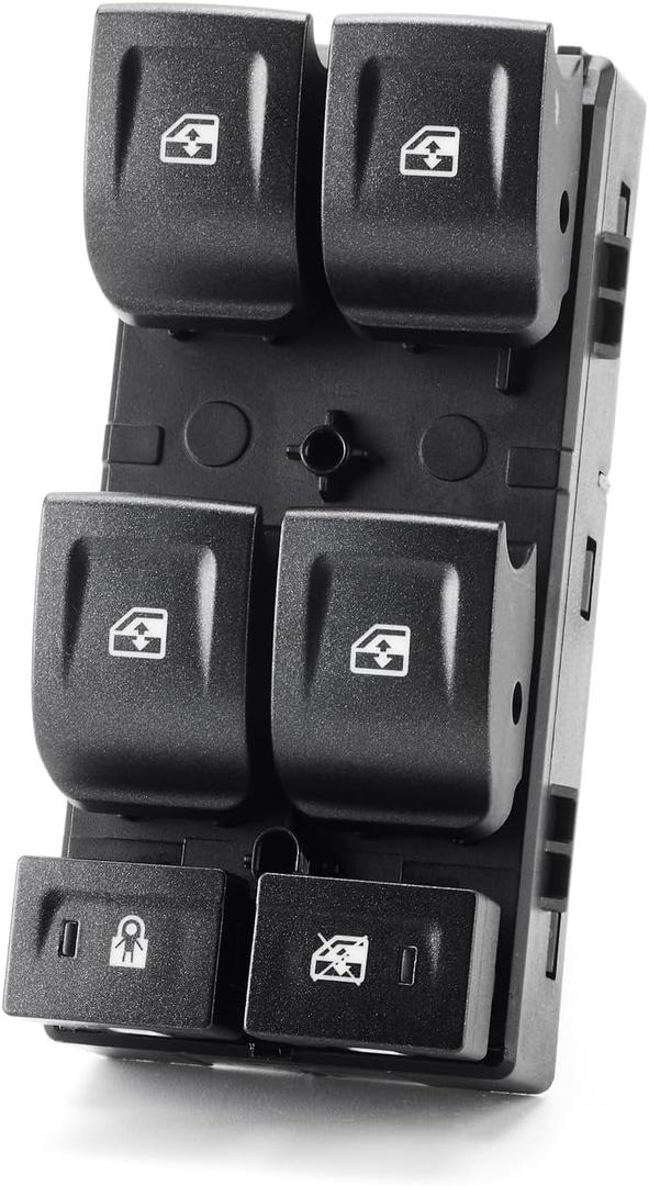 Master Power Window Switch Driver Side for 2014-2019 Chevy Silverado GMC Sierra 1500 2500 3500 | 2015-2022 Chevy Colorado GMC Canyon Door Lock Switch Button Control - 23427098 DWS1778 1S14006