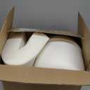 Outdoor Bench Cushion 36 X 18 X 3.5 Inch Thick Waterproof Patio Furniture Cushions, Patio Porch Swing Replacement Seat Pad with Tie Straps and Anti-Slip, for Backyard Garden, Light Blue, 2 Pack