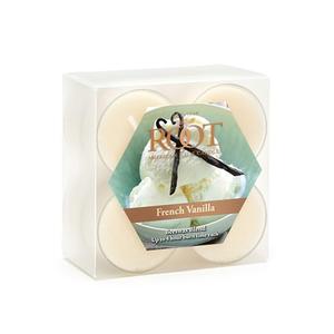 Root Candles Scented Tealights Beeswax Blend 4-Hour Premium Tealight Candles, 8-Count, French Vanilla