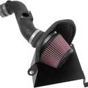K&N Cold Air Intake System: High-Flow Air Filter, Increase Performance & Acceleration: Compatible with 2016-2021 HONDA: Civic, 63-3517
