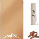 YOTTOY Yoga Mat,Non-Slip Hot Yoga Mat with Anti-Tear Design and Friendly Natural Rubber Mat with Strap and Bag
