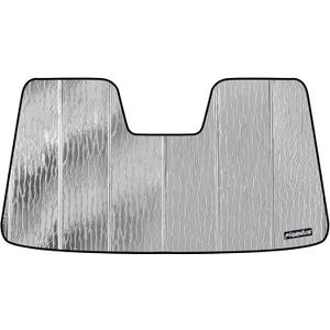 Windshield Sun Shade for Chevy Bolt EV 2022-2023,Front Window Sunshade Shield,2-in-1 Reflective Sun Shade,Silver for Summer, Black for Winter