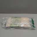 8 Pack 5 x 7 Inch Blank Clear Acrylic Table Displays with Wooden Stands - Ideal for DIY Name Cards, Menu Numbers, and Event Party DecorationsSINGLE LAYER