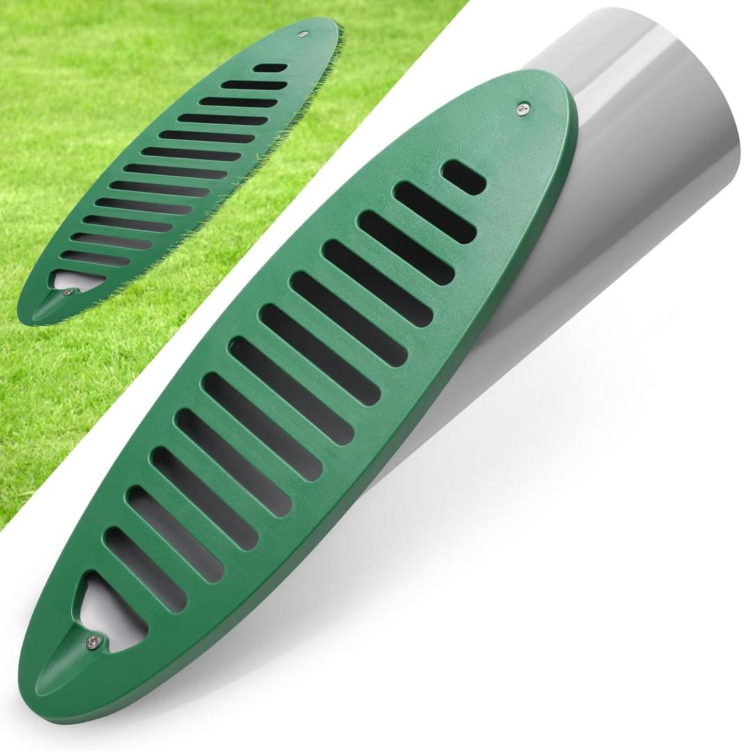 4 Inch Angled Slope Drainage Pipe, Angled Drainage Grate Yard Drain Emitter for Pump Discharge/Downspout Extensions (1, Green)
