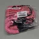 KUZARO Ankle Resistance Bands with Cuffs, Ankle Weights Bands for Working Out, Women Leg and Glutes Workout Equipment, Exercise Bands for Kickbacks, Butt and Booty Trainer, Home Gym Fitness Equipment (Pink)