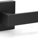 KNOBWELL 1 Pack Heavy Duty Dummy Lever for Interior Door, Heavy Duty Dummy Handle, Single Sided, Matte Black Finish, Leversets for Interior Doors, Right/Left Handing 0.93 lb (Only One Side Use)