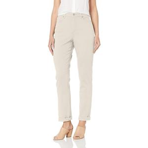 Gloria Vanderbilt Women's Amanda Classic High Rise Tapered Jean Standard, Stonewood, 6