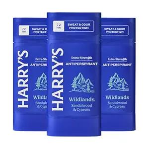 Harry's Wildlands Extra-Strength Antiperspirant Stick for Men - Woodsy Scent - 2.5oz
