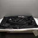 Pamo Babe Travel Crib for Baby - Mini Lightweight Baby Playard with Zip Door, Easy to Carry (Black)