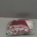 Sorfey Tablecloth -Fitted with Elastic, Vinyl with Flannel Back, Fits for Table 60"x 30" Rectangle,Water Proof, Easy to Clean, Checked Burgundy Design