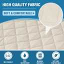 H.VERSAILTEX 100% Waterproof Couch Covers for Sectional Sofa 2-Piece Couch Covers Sectional Couch Cover L Shaped for Dogs Non Slip (Left Chaise Lounge Cover + 3 Seat Sofa Cover, Coconut Milk)