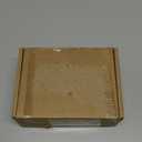 4 Pieces Self Adhesive Curtain Rod Bracket, Universal Plastic Curtain Rod Holders, No Drill Curtain Rod Brackets Curtain Rod Hooks for Bathroom, Bedroom, Livingroom, Kitchen (Transparent)