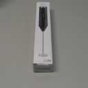 Bonsenkitchen Powerful Milk Frother for Coffee, Fast Handheld Drink Mixer with Stainless Steel Whisk, Battery Operated Hand Frother Stirrer Wand-Black