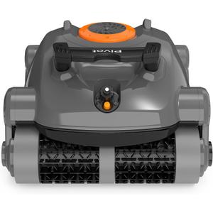 Gosvor Cordless Pool Vacuum, Dual Cleaning Modes, Automatic Robotic Pool Cleaner Lasts 90 Mins, Self-Parking, Portable, 1200-1900GPH Suction Power, Ideal for Above Ground Pool up to 860 sq.ft, Orange
