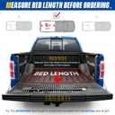Soft Roll-up Truck Bed Tonneau Cover for 2005-2015 Toyota Tacoma, Fleetside 5 ft 60 in Bed, Not for Flareside/Stepside