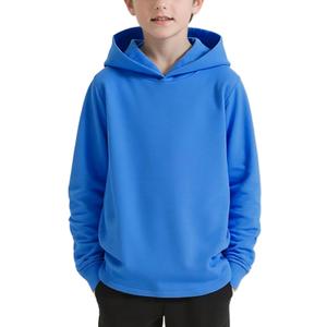 Funnycokid Boys Hoodies Teens Hooded Shirt Kids Long Sleeve Fashion Hoody (11-12 Years, Blue)