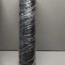 OLANLY Half Circle Door Mat Indoor Outdoor Entrance Welcome, Waterproof All-Season, All-Weather Doormat, Sturdy Natural Rubber, Low Profile, Easy Clean Patio Porch Entryway Mat, 36x24, Blue