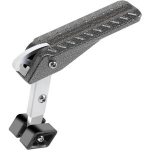 COWVIE Foldable Car Door Step Stand Pedal - Access to Vehicle's Roof Both Feet Wider Stand Pedal for Most SUV Truck Jeep, Max Load 400 Lbs (Evolution Pro Series, Black)