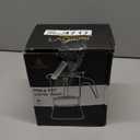 Stovetop Espresso Maker, 3Cup 160ml Moka Pot, Crystal Glass-top & Stainless Steel Coffee Maker Mocha Pot, Greca De Cafe, Cuban and Italian Coffee Maker for Cafetera Cubana (Silver)