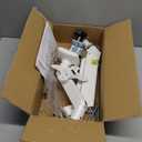 HUANUO Single Monitor Arm 13-34 Inch, Adjustable Gas Spring Arm, Monitor Desk Mount for 4.4-22lbs, VESA 75/100mm with C-Clamp/Grommet Base, Ergonomic Stand for Work/Gaming (White)