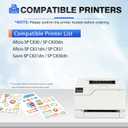 SP C830DN Toner Cartridge Replacement for Ricoh 821181 821182 821183 821184 Toner for Aficio SP C830 SP C830dn SP C831 SP C831dn Savin SP C831dn SP C830dn printer (4-Pack, Black Cyan Yellow Magenta)