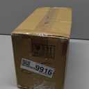 TRIROCKS Set of 2 Medium Battery Powered Outdoor Lantern 6.5'' High Metal Table Lamp Cordless Battery Operated Lamps with LED Edison Bulb for Home Wedding Parties Patio Events Indoors Outdoors(Brown)