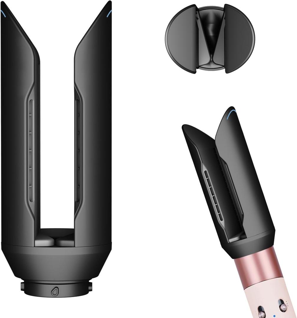 Hair Smooth Attachment for Dyson Airwrap HS01 HS05 HS08, Gentle Airflow Smooth Nozzle for Air wrap, Hair Straightener Replacement Part from Curly Coliy Wet to Straight Smooth Sleek Shiny Hair