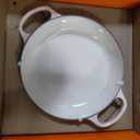 Le Creuset Enameled Cast Iron Signature Round Braiser with Glass Lid, 2.25 qt., Peche with Light Gold Knob