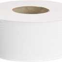 AmazonCommercial 2-Ply White Jumbo Roll Toilet Paper, 9 in, Septic Safe, Compatible with Universal Dispensers, FSC Certified, 1000 Feet Per Roll (Pack of 12)