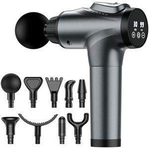 APHERMA Massage, Muscle Massage for Athletes Handheld Electric Deep Tissue Back Massager, Percussion Massage Device for Pain Relief with 30 Speed Levels 9 Heads