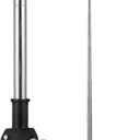 DECHOUS 2Pcs Telescoping Bicycle Safety Flag Pole: 51 Inch Stainless Steel Bike Flagpole Mount Holder for Motorcycle Golf Cart Wheelchairs ATV Dirt Bike Trailers Cycling Accessories