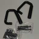 Pack of 2 Front Grab Bar Grab Handles Black Textured Compatible with 2007-2017 Jeep Wrangler JK JKU Car