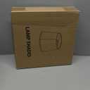 Lamp shades Set of 2, 13" Top x 13" Bottom x 10" High, Drum Lamp Shades Medium Lamp shade, Beige Lampshade Natural Linen Hand Crafted, 